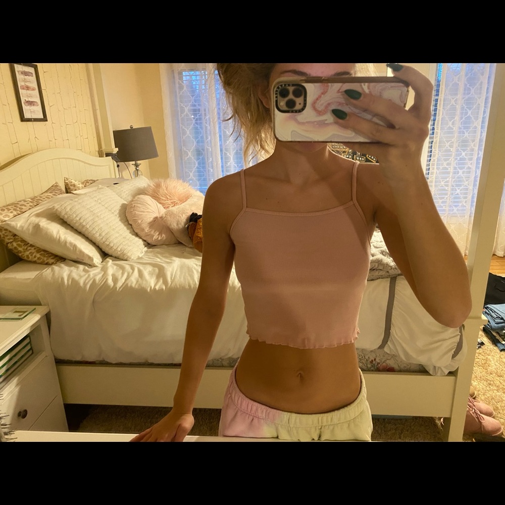 Pink tank top!